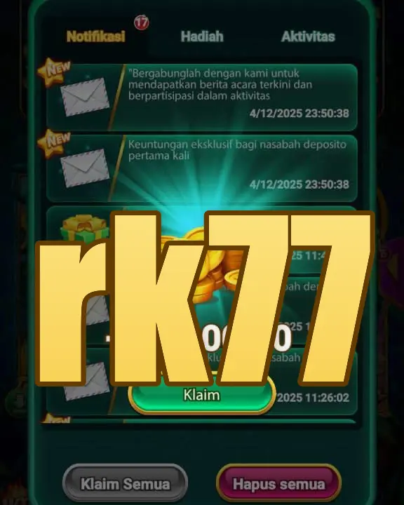 rk77 Masuk