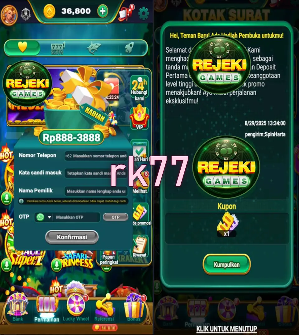 rk77 Masuk